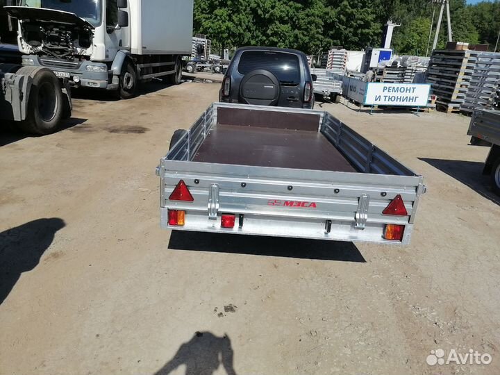 Прицеп мзса 817712.022 Н1500мм с крышкой пластик