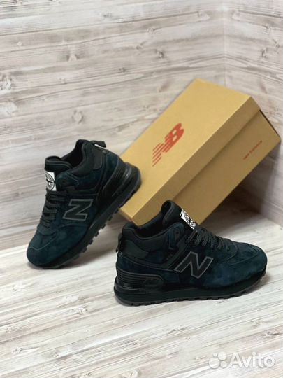 Кроссовки New Balance 574 Stone Island зимние