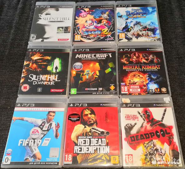 Диски, игры ps3