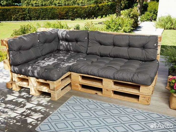 Подушки для садовый мебели поддонов