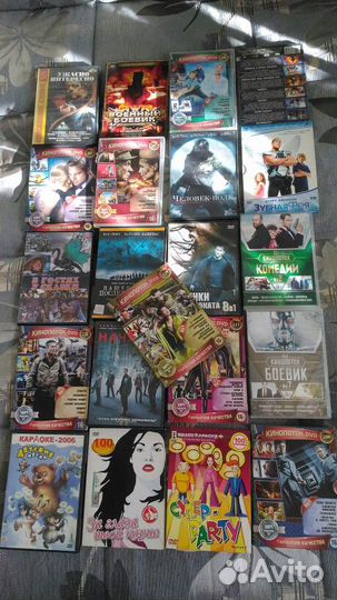 DVD диски с фильмами и мультикам