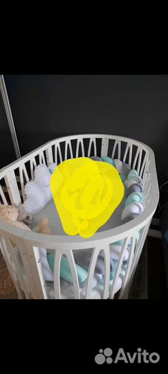 Детская кроватка трансформер с маятником