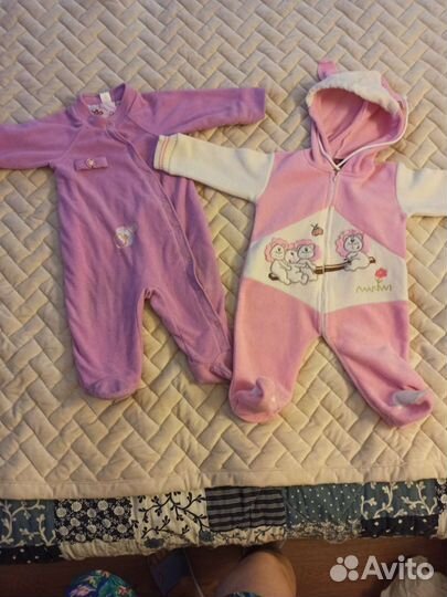 Вещи пакетом на девочку 6-9 месяцев
