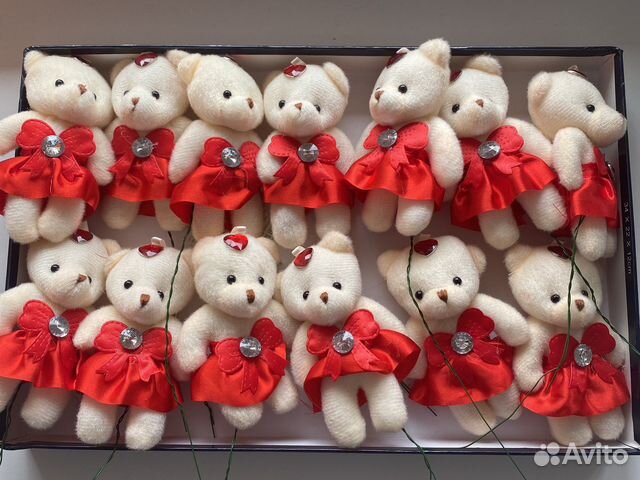 Мягкая игрушка мини медвежата