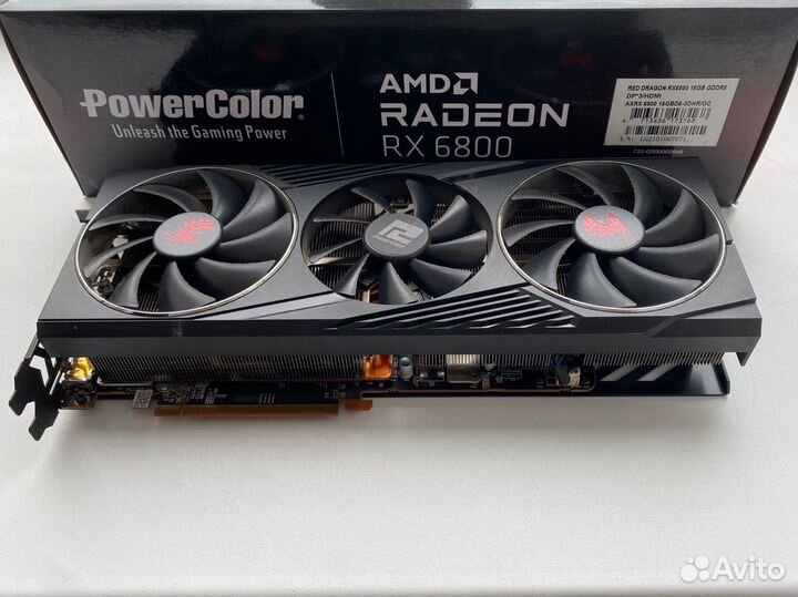 Видеокарта amd radeon rx 6800