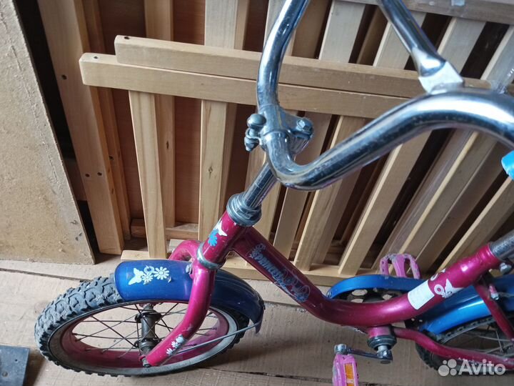 Велосипед детский с приставными колесиками