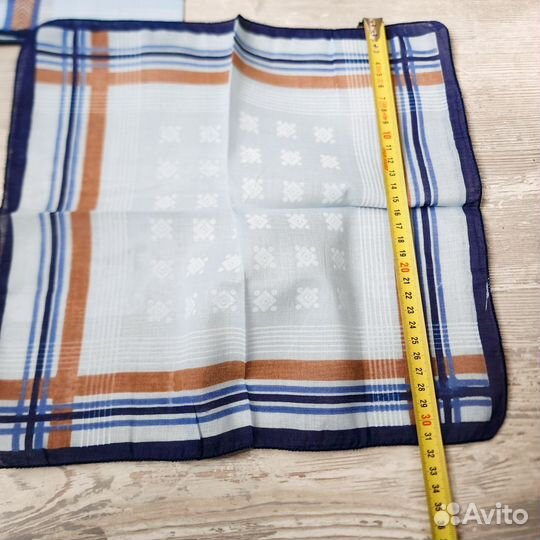 Мужские носовые платки СССР голубые