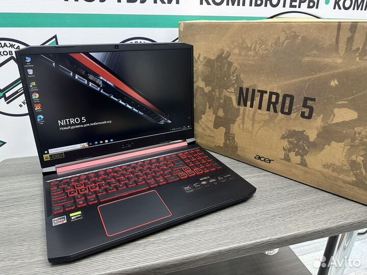 Игровой Acer Nitro Ryzen 5 12GB DDR4 GTX1650 SSD