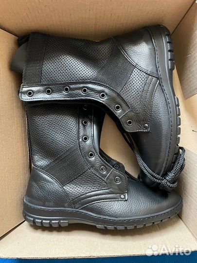 Берцы летние кожаные