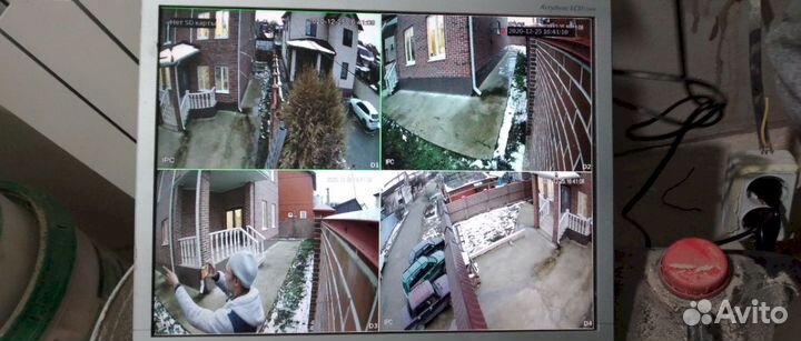 Видеонаблюдение с установкой
