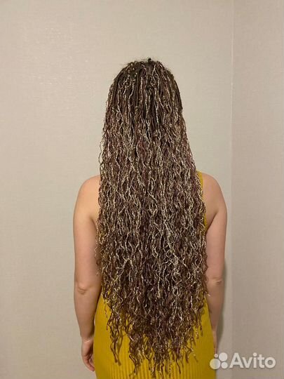 Плетение кос с канекалоном. Афрокосы, зизи, дреды