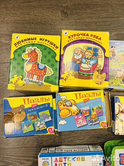 Пазлы и Mega bloks