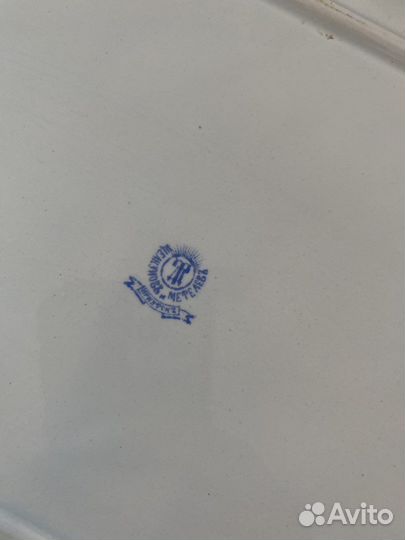 Блюдо под поросёнка, фабрика Кузнецова