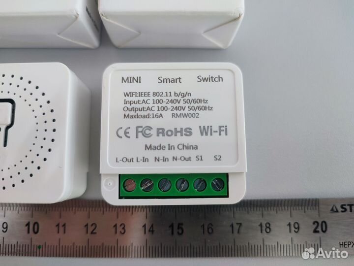 Wi-Fi (bluetooth) реле mini Smart Switch 16А