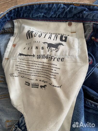 Джинсы mustang мужские 35/32