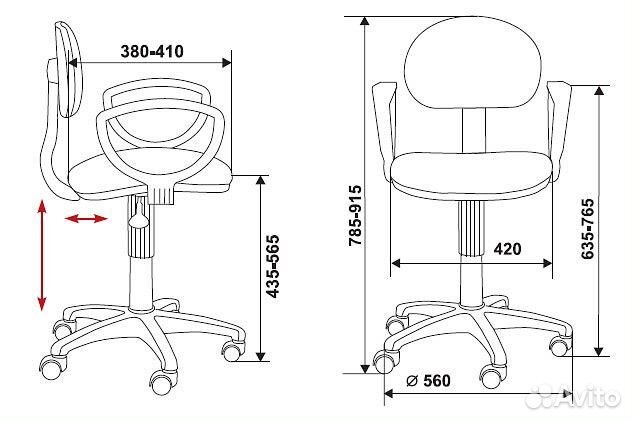 Кресло компьютерное Бюрократ CH-213AXN черное