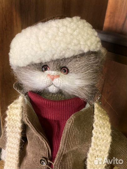 Игрушки ручной работы тедди кот