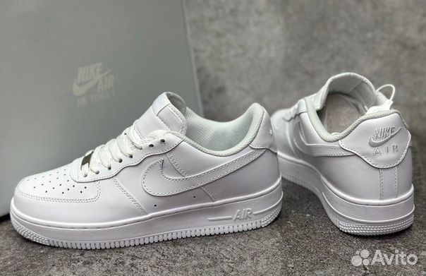 Кроссовки Nike air force (белые)