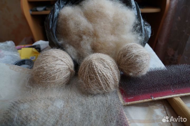 Наколенники из собачьей шерсти