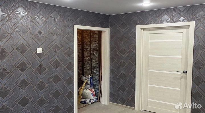 Поклейка обоев