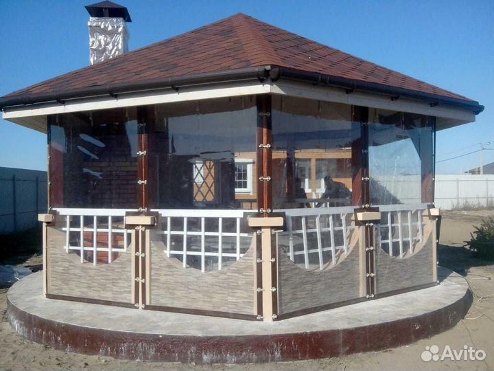 Мягкие пвх окна на беседку, террасу, веранду