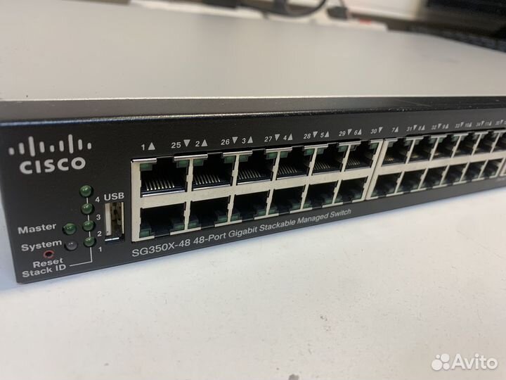 Коммутатор cisco sg350x-48-k9