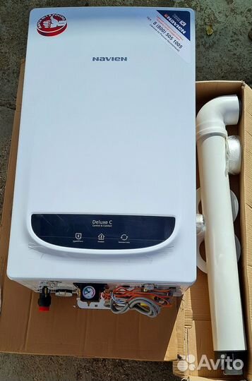 Газовый котел двухконтурный navien deluxe 13k