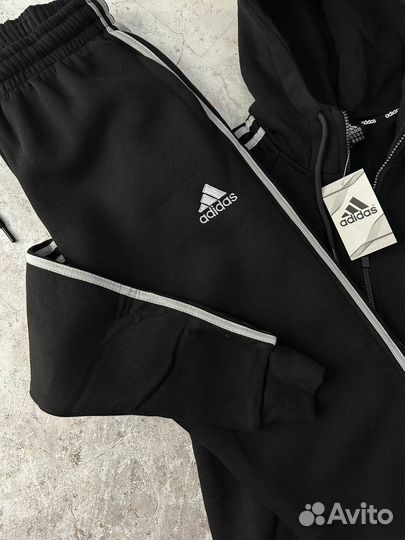 Спортивный костюм Adidas на флисе мужской