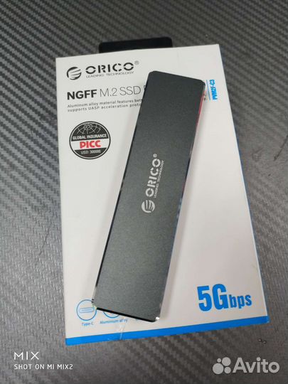 Корпус для ssd Orico ngff m.2 ssd enclosure