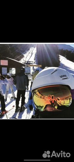 Горнолыжный шлем белый
