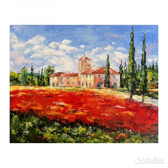 Картина маслом на холсте 