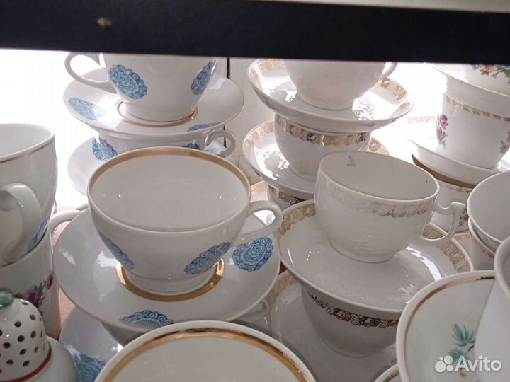 Чашки и чайные пары СССР