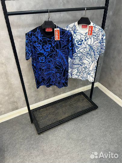 Футболка Kenzo Botanical Print белая