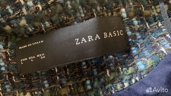 Твидовый пиджак zara