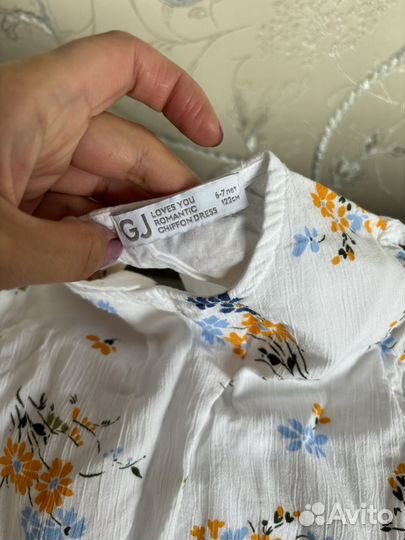 Платья джинсы,Одежда пакетом 116-122