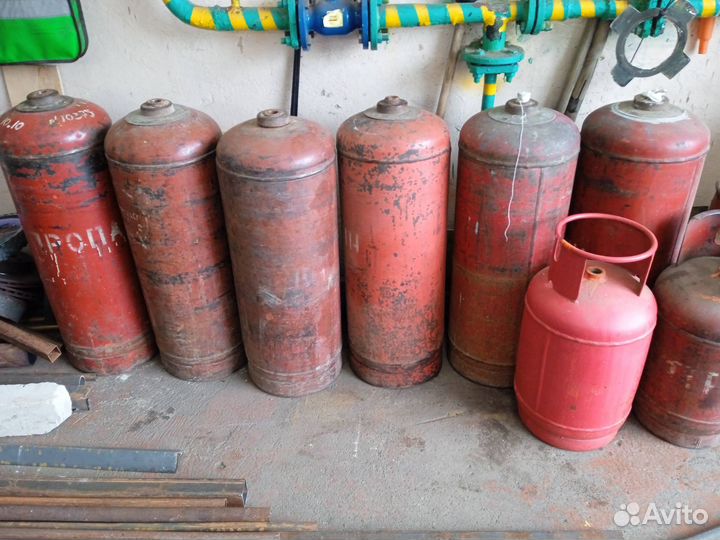 Баллон газовый б/у без вентилей