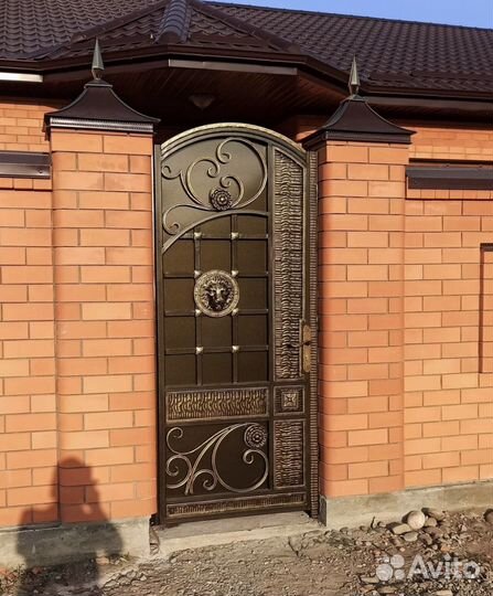 Кованые ворота под ключ