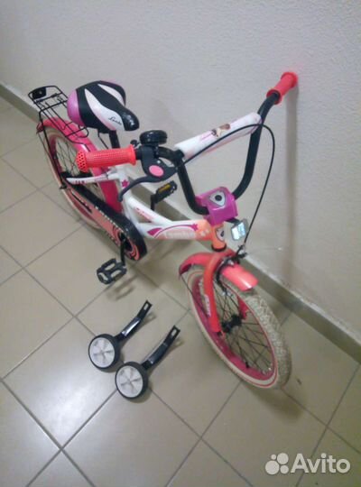 Детский велосипед для девочки 16