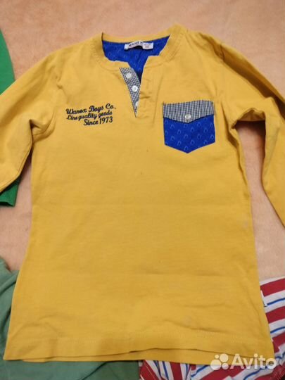 Детская одежда для мальчиков пакетом на 6 лет