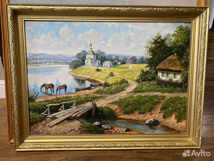 Картина холст масло Черновский вв