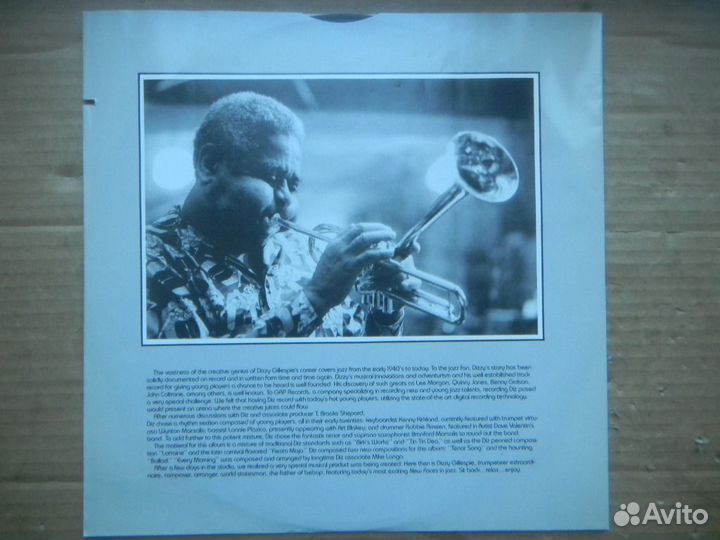 Dizzy Gillespie/New Faces US GRP In/Sl 85 EX+/EX+