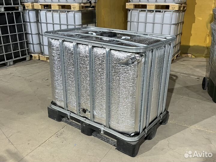 Мини еврокуб 650л с подогревом