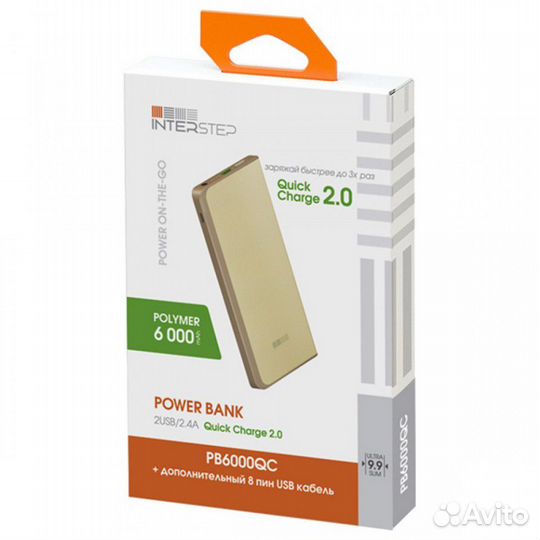 Внешний аккумулятор InterStep pb6000qc