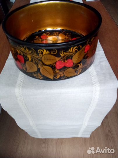 Часы б,у, чаша -дерево-хохлома и др