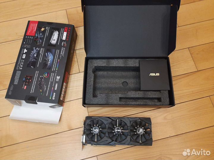 Видеокарта amd radeon rx 580 rog strix 8gb