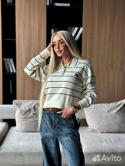 Лонгслив miu miu