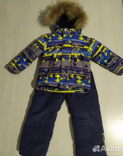 Зимний комплект для мальчика 98