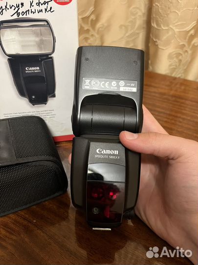 Вспышка камеры canon 580EX II