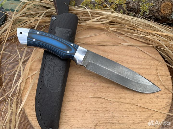Нож охотничий фултанг из стали х12мф кованой