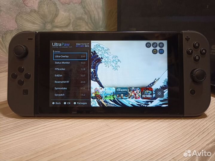 Nintendo switch прошитая + игры